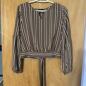 Western long sleeve top